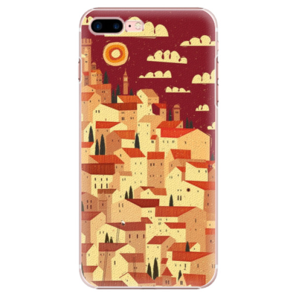 Plastové pouzdro iSaprio - Mountain City - iPhone 7 Plus