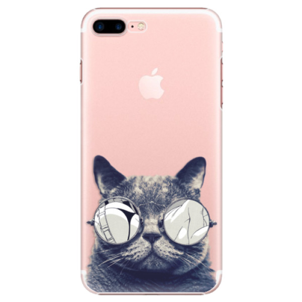 Plastové pouzdro iSaprio - Crazy Cat 01 - iPhone 7 Plus