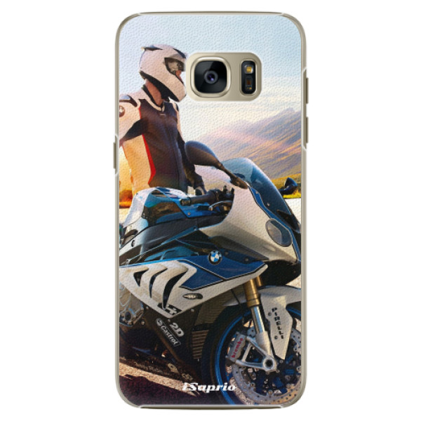 Plastové pouzdro iSaprio - Motorcycle 10 - Samsung Galaxy S7