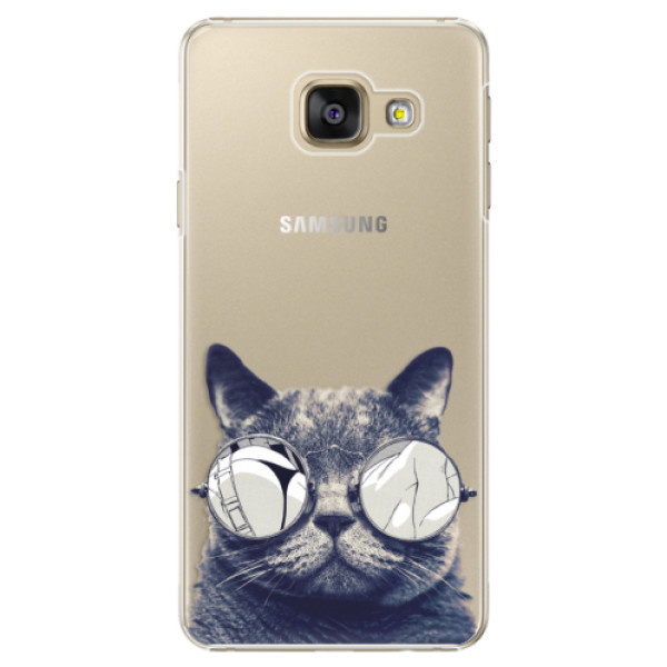 Plastové pouzdro iSaprio - Crazy Cat 01 - Samsung Galaxy A3 2016