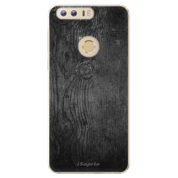 Plastové pouzdro iSaprio - Black Wood 13 - Huawei Honor 8