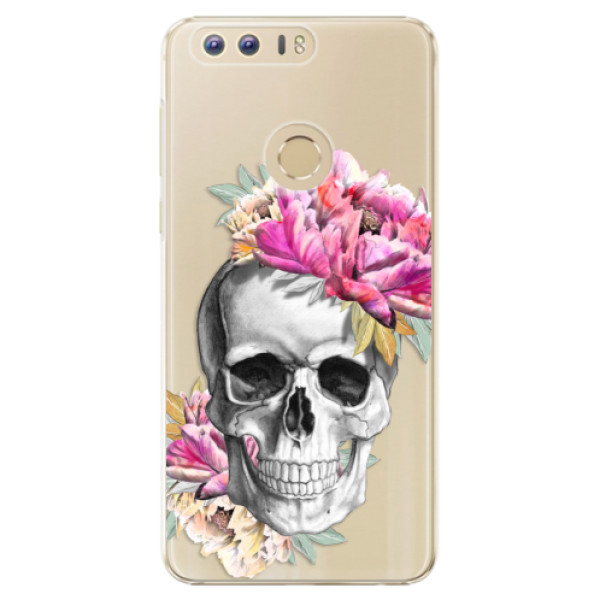 Plastové pouzdro iSaprio - Pretty Skull - Huawei Honor 8