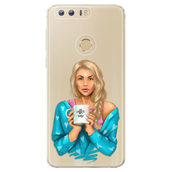 Plastové pouzdro iSaprio - Coffe Now - Blond - Huawei Honor 8