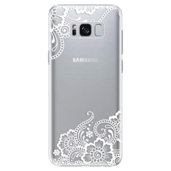 Plastové pouzdro iSaprio - White Lace 02 - Samsung Galaxy S8 Plus