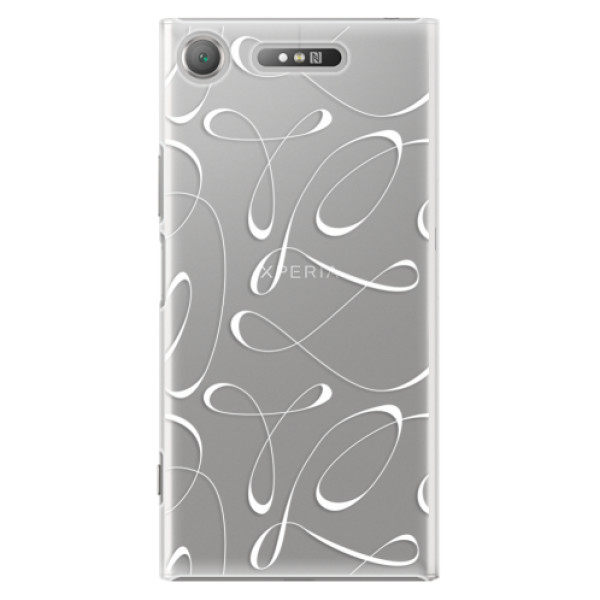 Plastové pouzdro iSaprio - Fancy - white - Sony Xperia XZ1