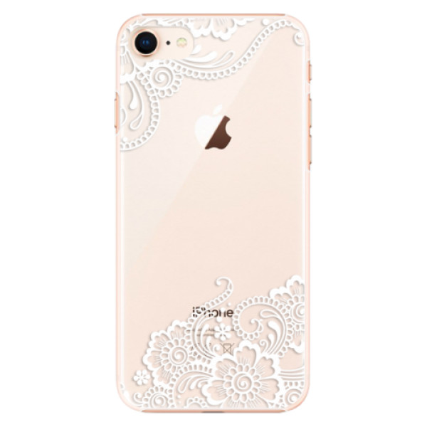 Plastové pouzdro iSaprio - White Lace 02 - iPhone 8