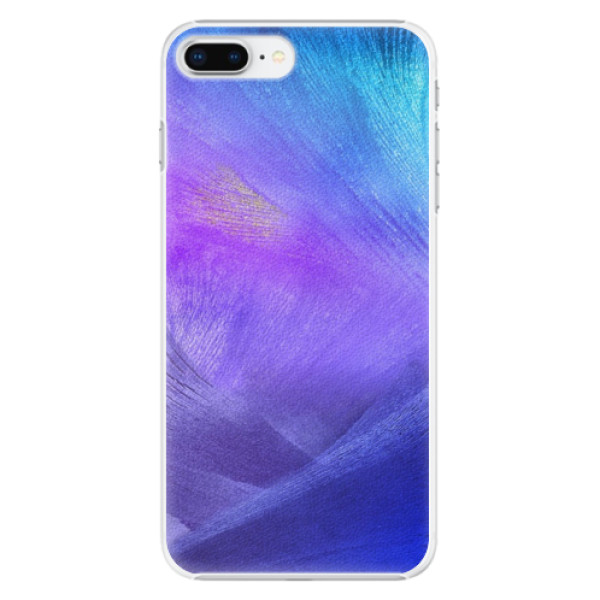 Plastové pouzdro iSaprio - Purple Feathers - iPhone 8 Plus