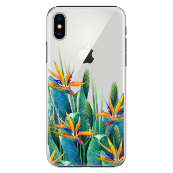Plastové pouzdro iSaprio - Exotic Flowers - iPhone X