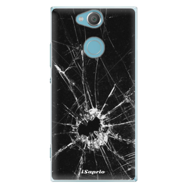 Plastové pouzdro iSaprio - Broken Glass 10 - Sony Xperia XA2