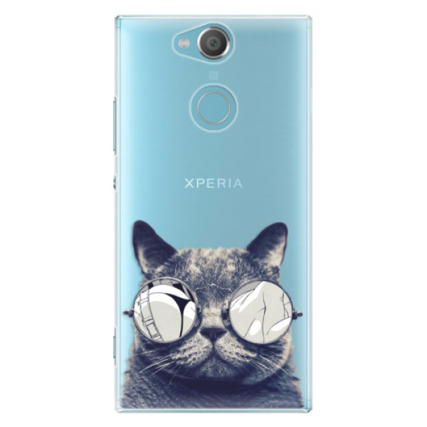 Plastové pouzdro iSaprio - Crazy Cat 01 - Sony Xperia XA2