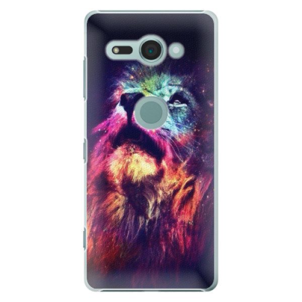 Plastové pouzdro iSaprio - Lion in Colors - Sony Xperia XZ2 Compact