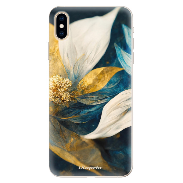 Silikonové pouzdro iSaprio - Gold Petals - iPhone XS Max
