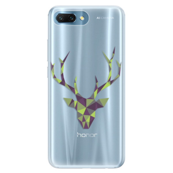 Silikonové pouzdro iSaprio - Deer Green - Huawei Honor 10