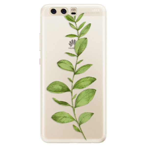 Silikonové pouzdro iSaprio - Green Plant 01 - Huawei P10