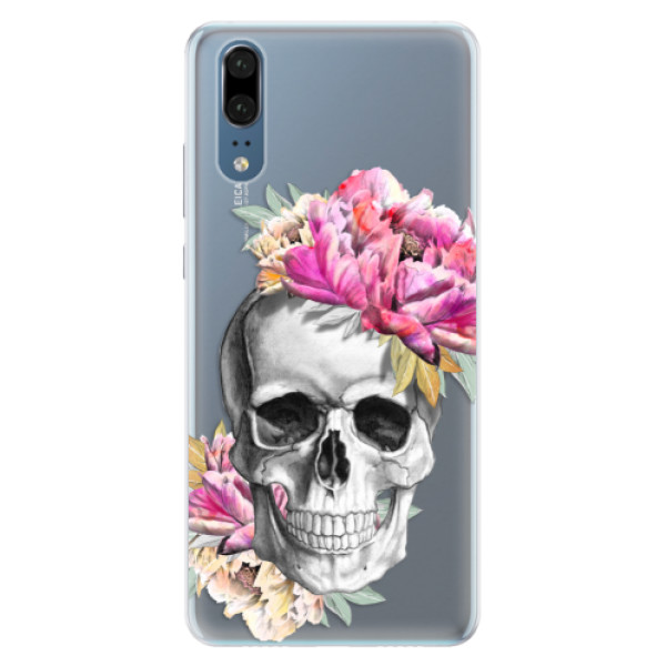 Silikonové pouzdro iSaprio - Pretty Skull - Huawei P20