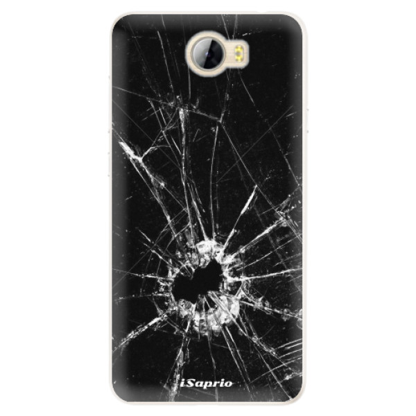 Silikonové pouzdro iSaprio - Broken Glass 10 - Huawei Y5 II / Y6 II Compact