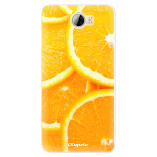 Silikonové pouzdro iSaprio - Orange 10 - Huawei Y5 II / Y6 II Compact