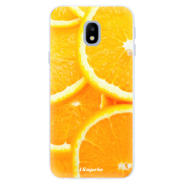 Silikonové pouzdro iSaprio - Orange 10 - Samsung Galaxy J3 2017