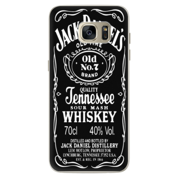 Silikonové pouzdro iSaprio - Jack Daniels - Samsung Galaxy S7