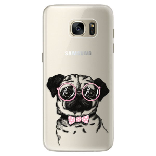 Silikonové pouzdro iSaprio - The Pug - Samsung Galaxy S7