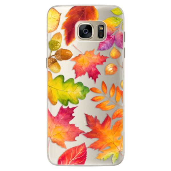 Silikonové pouzdro iSaprio - Autumn Leaves 01 - Samsung Galaxy S7