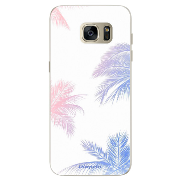 Silikonové pouzdro iSaprio - Digital Palms 10 - Samsung Galaxy S7 Edge