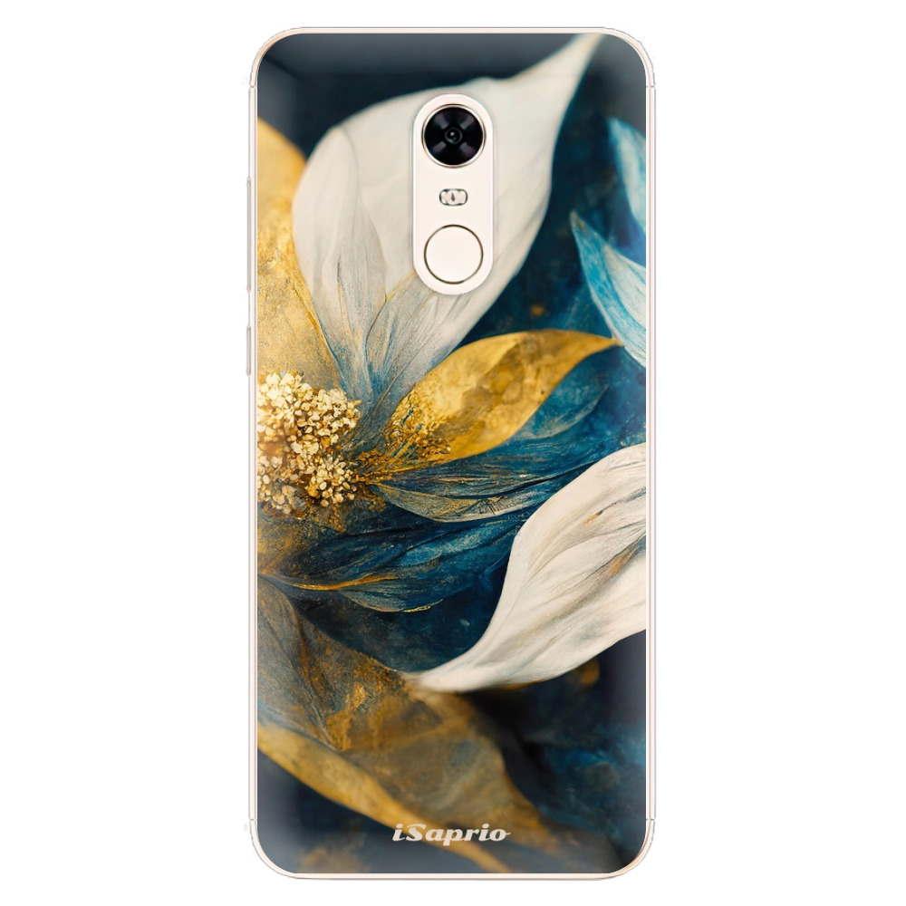 Silikonové pouzdro iSaprio - Gold Petals - Xiaomi Redmi 5 Plus
