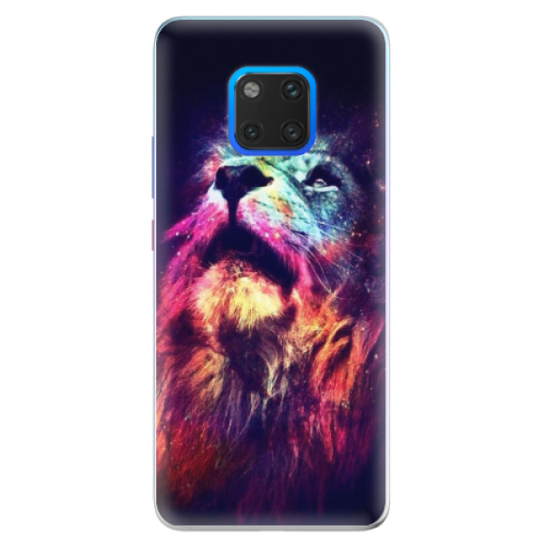 Silikonové pouzdro iSaprio - Lion in Colors - Huawei Mate 20 Pro