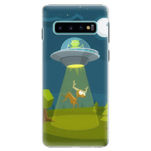Plastové pouzdro iSaprio - Alien 01 - Samsung Galaxy S10