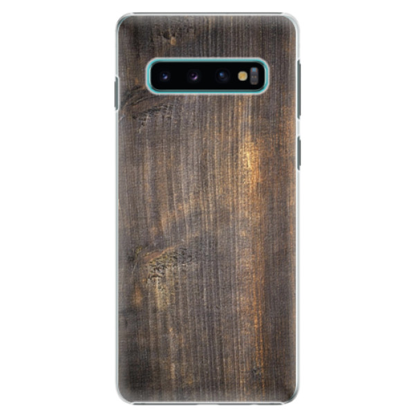 Plastové pouzdro iSaprio - Old Wood - Samsung Galaxy S10