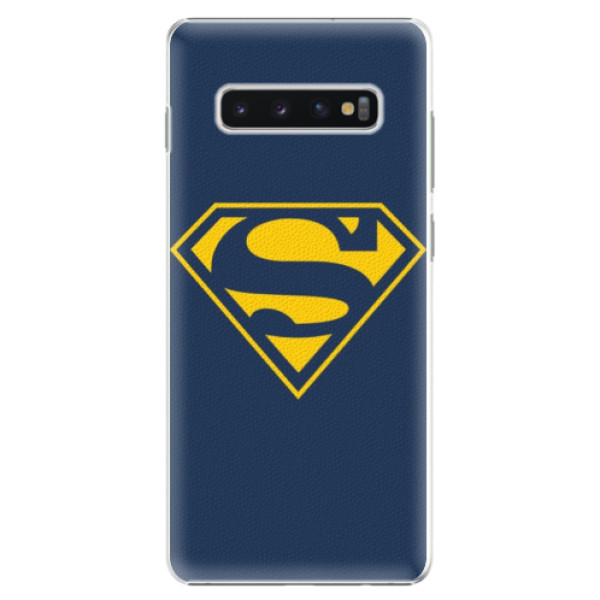 Plastové pouzdro iSaprio - Superman 03 - Samsung Galaxy S10+