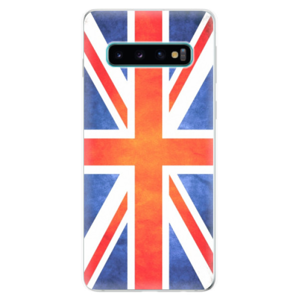 Odolné silikonové pouzdro iSaprio - UK Flag - Samsung Galaxy S10