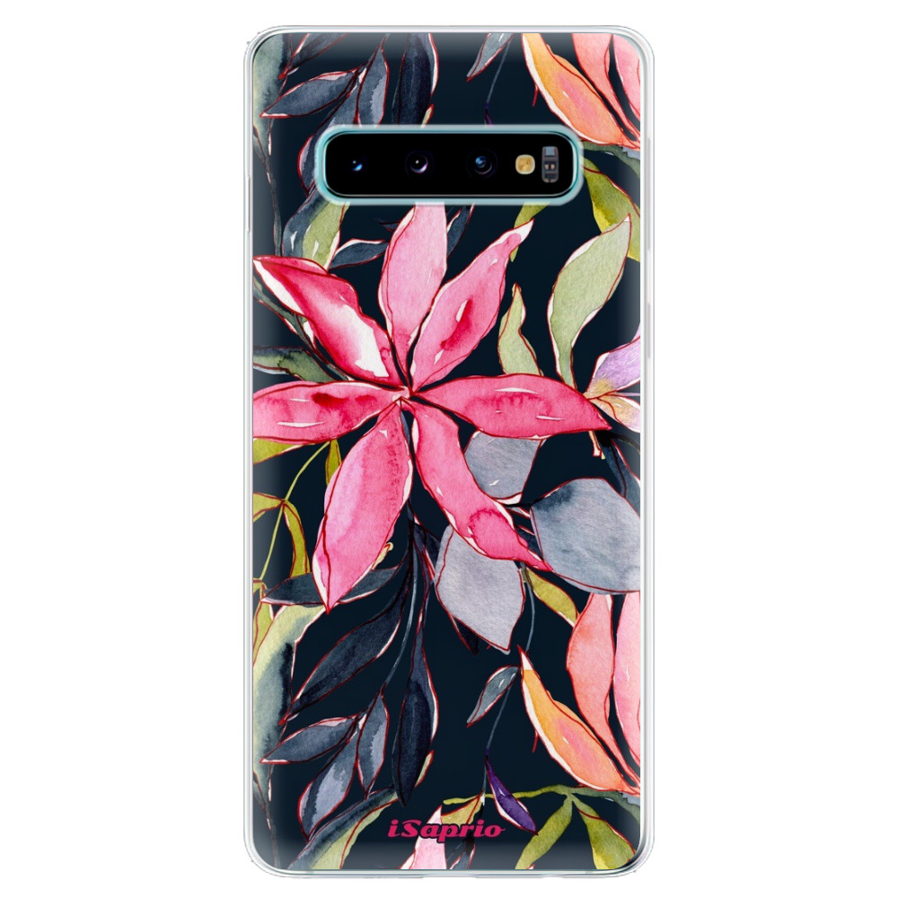 Odolné silikonové pouzdro iSaprio - Summer Flowers - Samsung Galaxy S10