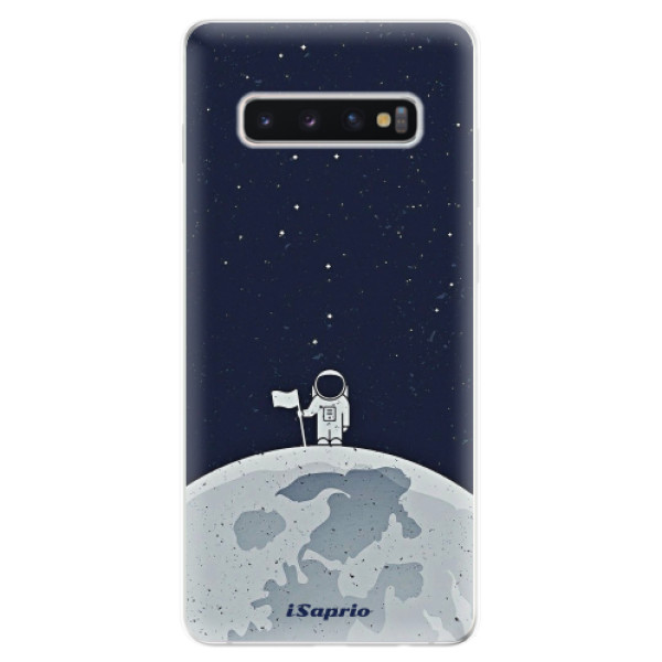 Odolné silikonové pouzdro iSaprio - On The Moon 10 - Samsung Galaxy S10+