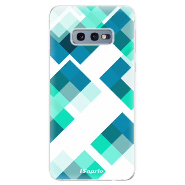 Odolné silikonové pouzdro iSaprio - Abstract Squares 11 - Samsung Galaxy S10e
