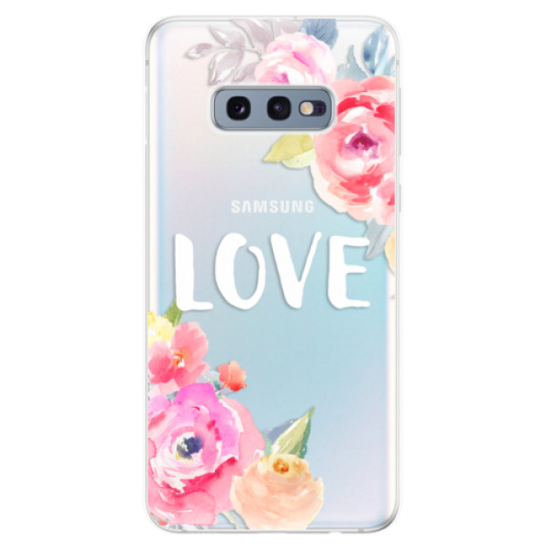 Odolné silikonové pouzdro iSaprio - Love - Samsung Galaxy S10e