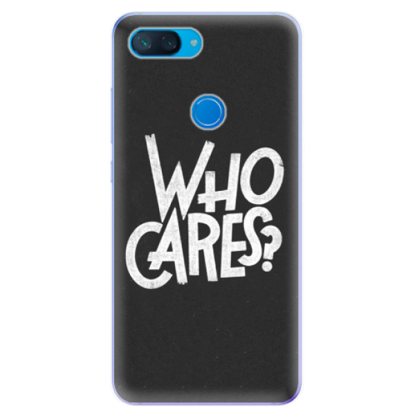 Odolné silikonové pouzdro iSaprio - Who Cares - Xiaomi Mi 8 Lite