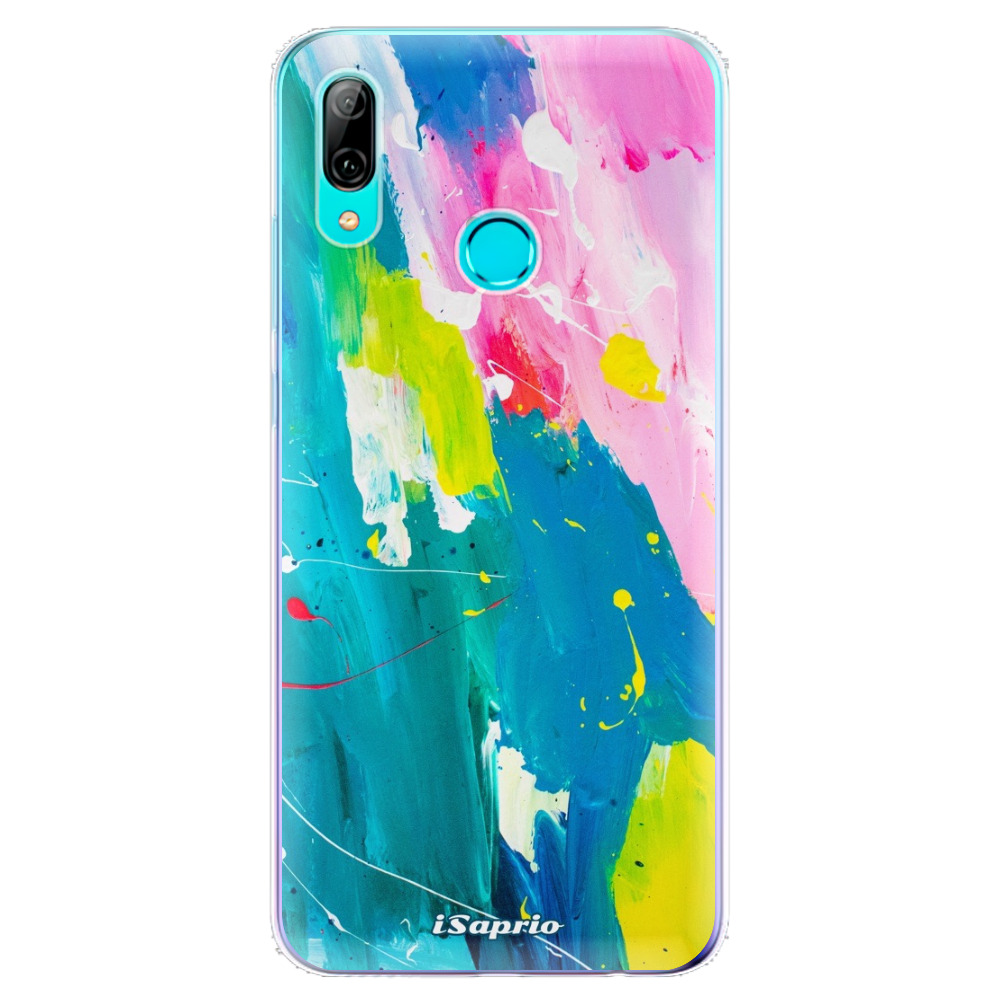 Odolné silikonové pouzdro iSaprio - Abstract Paint 04 - Huawei P Smart 2019