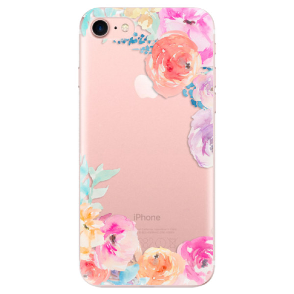 Odolné silikonové pouzdro iSaprio - Flower Brush - iPhone 7