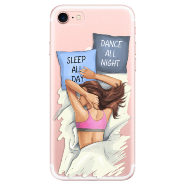 Odolné silikonové pouzdro iSaprio - Dance and Sleep - iPhone 7