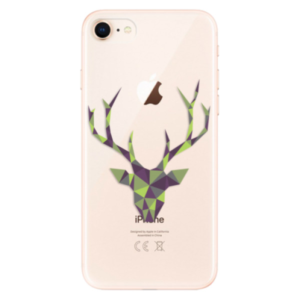 Odolné silikonové pouzdro iSaprio - Deer Green - iPhone 8
