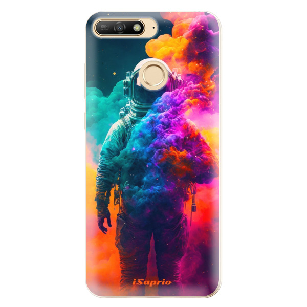 Odolné silikonové pouzdro iSaprio - Astronaut in Colors - Huawei Y6 Prime 2018