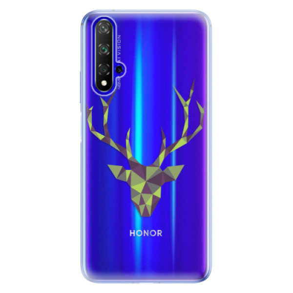 Odolné silikonové pouzdro iSaprio - Deer Green - Huawei Honor 20
