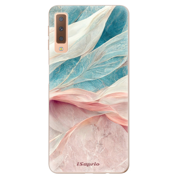 Odolné silikonové pouzdro iSaprio - Pink and Blue - Samsung Galaxy A7 (2018)