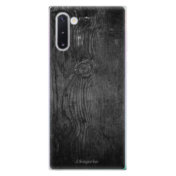 Odolné silikonové pouzdro iSaprio - Black Wood 13 - Samsung Galaxy Note 10