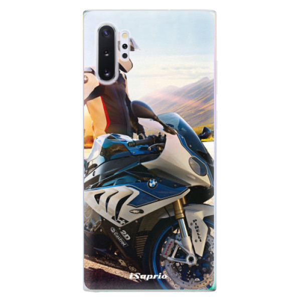 Odolné silikonové pouzdro iSaprio - Motorcycle 10 - Samsung Galaxy Note 10+