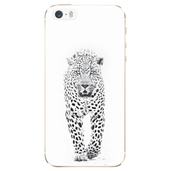 Odolné silikonové pouzdro iSaprio - White Jaguar - iPhone 5/5S/SE