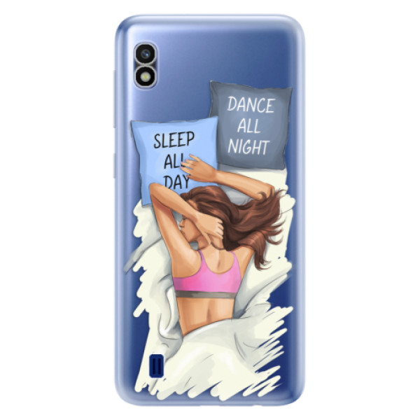 Odolné silikonové pouzdro iSaprio - Dance and Sleep - Samsung Galaxy A10