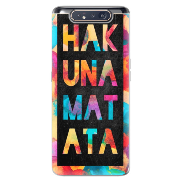Odolné silikonové pouzdro iSaprio - Hakuna Matata 01 - Samsung Galaxy A80