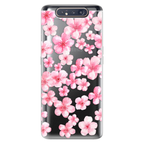 Odolné silikonové pouzdro iSaprio - Flower Pattern 05 - Samsung Galaxy A80